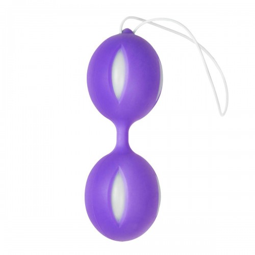 Купить Фиолетовые вагинальные шарики Wiggle Duo код товара: ET468PUR/Арт.247443. Секс-шоп в СПб - EROTICOASIS | Интим товары для взрослых 
