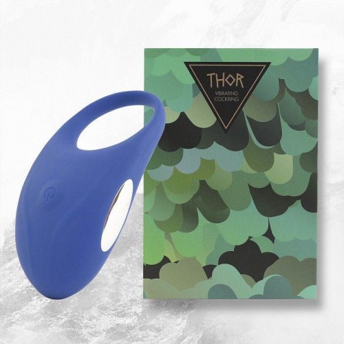 Купить Синее кольцо с вибрацией Thor Cockring код товара: FLZ-E27897/Арт.247450. Секс-шоп в СПб - EROTICOASIS | Интим товары для взрослых 