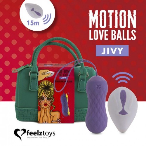 Фото товара: Фиолетовые вагинальные шарики Remote Controlled Motion Love Balls Jivy, код товара: FLZ-E28191/Арт.247452, номер 2