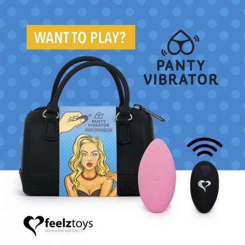 Купить Розовый вибромассажер в трусики с пультом ДУ Panty Vibe Remote Controlled Vibrator код товара: FLZ-E29667/Арт.247454. Секс-шоп в СПб - EROTICOASIS | Интим товары для взрослых 