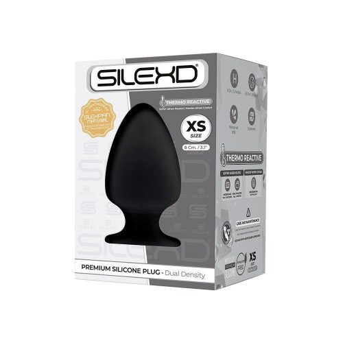 Фото товара: Черная анальная втулка Premium Silicone Plug XS - 8 см., код товара: 230498/Арт.247930, номер 1