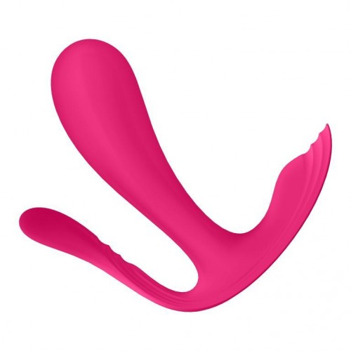 Фото товара: Розовый анально-вагинальный вибромассажер Top Secret+, код товара: 4003429/Арт.248140, номер 1