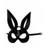 Фото товара: Черная кожаная маска зайки Miss Bunny, код товара: 68013ars/Арт.248142, номер 2