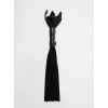 Фото товара: Черная замшевая плеть с лаковой розой в рукояти - 40 см., код товара: 54070ars/Арт.248145, номер 2