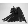 Купить Черная замшевая плеть с розой в рукояти - 40 см. код товара: 54072ars/Арт.248147. Секс-шоп в СПб - EROTICOASIS | Интим товары для взрослых 