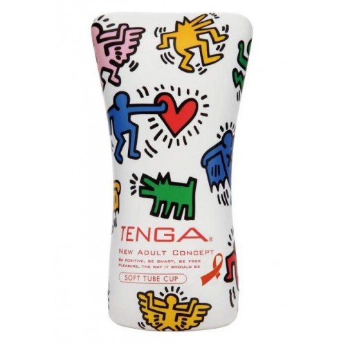 Купить Мастурбатор-туба Keith Haring Soft Tube CUP код товара: KHC-202/Арт.248204. Секс-шоп в СПб - EROTICOASIS | Интим товары для взрослых 
