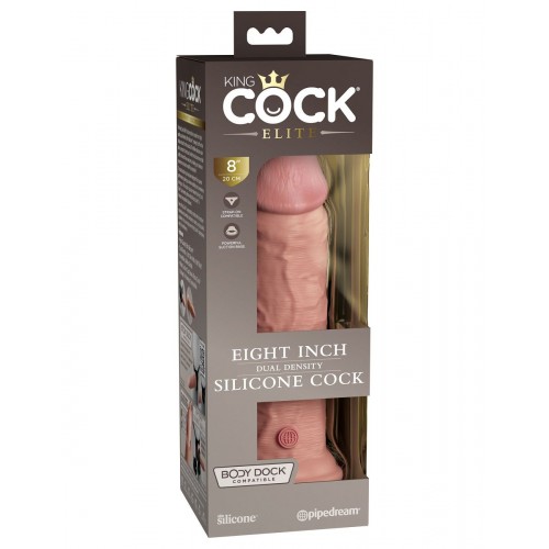 Фото товара: Телесный фаллоимитатор 8  Silicone Dual Density Cock - 22,8 см., код товара: PD5772-21/Арт.248960, номер 5