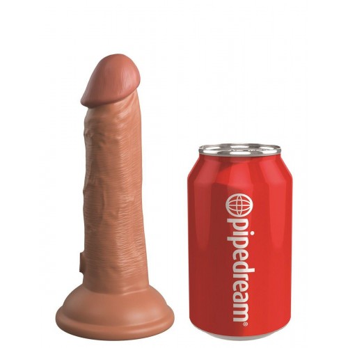 Фото товара: Кофейный фаллоимитатор 6  Silicone Dual Density Cock - 17 см., код товара: PD5770-22/Арт.248964, номер 3