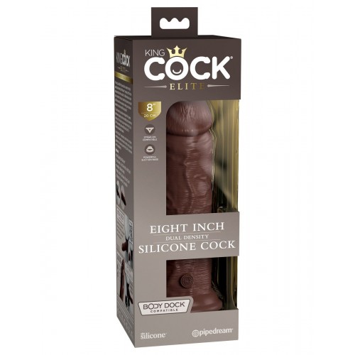 Фото товара: Коричневый фаллоимитатор 8  Silicone Dual Density Cock - 22,8 см., код товара: PD5772-29/Арт.248971, номер 3