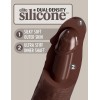 Фото товара: Коричневый фаллоимитатор 8  Silicone Dual Density Cock - 22,8 см., код товара: PD5772-29/Арт.248971, номер 4