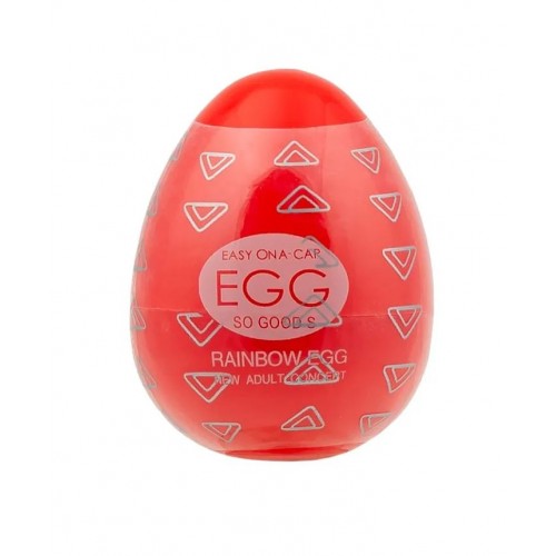 Купить Мастурбатор-яйцо OYO Rainbow Red код товара: OYO-REG02/Арт.249266. Секс-шоп в СПб - EROTICOASIS | Интим товары для взрослых 