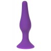 Купить Фиолетовая силиконовая анальная пробка размера L - 12,2 см. код товара: OYO - Softpurple L/Арт.249341. Секс-шоп в СПб - EROTICOASIS | Интим товары для взрослых 