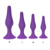 Фото товара: Фиолетовая силиконовая анальная пробка размера XL - 15 см., код товара: OYO - Softpurple XL/Арт.249342, номер 1