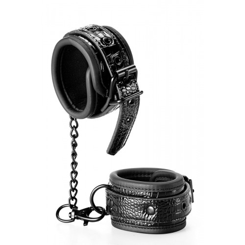 Фото товара: Черные наручники с цепочкой, код товара: 21866 / Арт.249818, номер 2