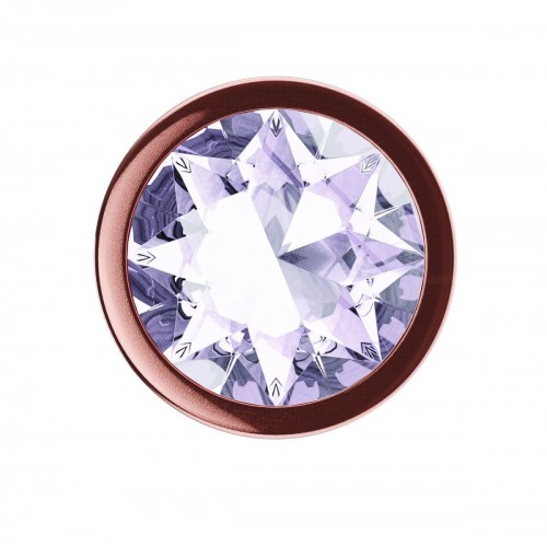 Фото товара: Пробка цвета розового золота с прозрачным кристаллом Diamond Moonstone Shine S - 7,2 см., код товара: 4021-01lola/Арт.276094, номер 2