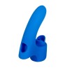Фото товара: Синяя вибронасадка на палец с подвижным язычком Flick It, код товара: GX-RS-9109-2/Арт.280031, номер 2