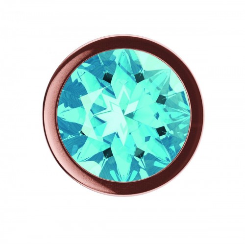 Фото товара: Пробка цвета розового золота с кристаллом Diamond Topaz Shine L - 8,3 см., код товара: 4026-02lola/Арт.280047, номер 2