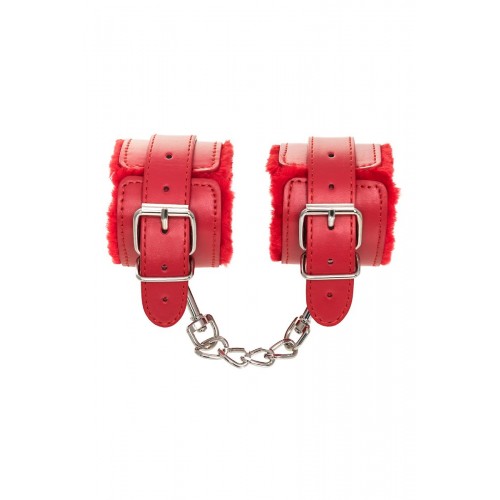 Фото товара: Красные наручники Anonymo из искусственной кожи, код товара: 310105/Арт.280075, номер 5