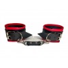 Фото товара: Черно-красные наручники из эко-кожи, код товара: 50015ars/Арт.282118, номер 1
