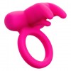 Купить Розовое перезаряжаемое кольцо Silicone Rechargeable Triple Clit Flicker код товара: SE-1841-20-3 / Арт.282453. Секс-шоп в СПб - EROTICOASIS | Интим товары для взрослых 
