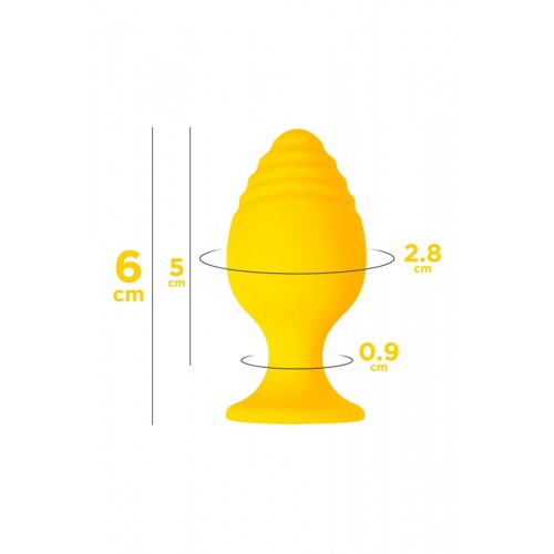 Фото товара: Желтая анальная втулка Riffle - 6 см., код товара: 357036/Арт.283011, номер 7