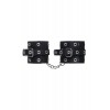 Фото товара: Черные однослойные наручники с люверсами, код товара: 16120 / Арт.284067, номер 2