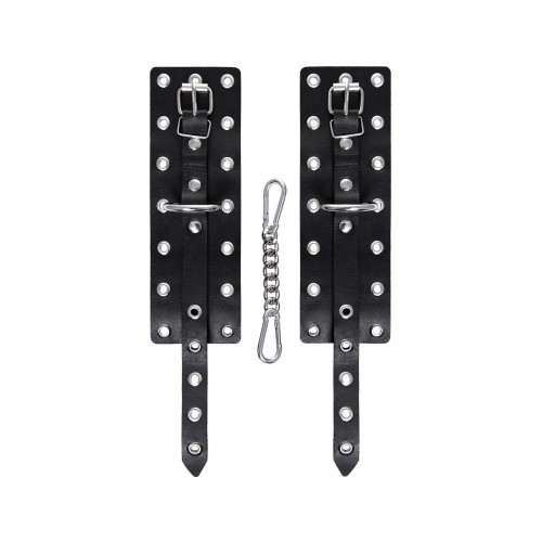 Фото товара: Черные однослойные наручники с люверсами, код товара: 16120 / Арт.284067, номер 4