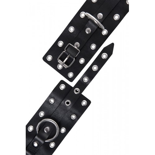 Фото товара: Черные однослойные наручники с люверсами, код товара: 16120 / Арт.284067, номер 6