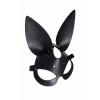 Фото товара: Черная кожаная маска с ушками зайки, код товара: 41470 / Арт.284094, номер 1