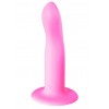 Купить Розовый нереалистичный дилдо Stray - 16,6 см. код товара: 2041-02lola/Арт.284579. Секс-шоп в СПб - EROTICOASIS | Интим товары для взрослых 