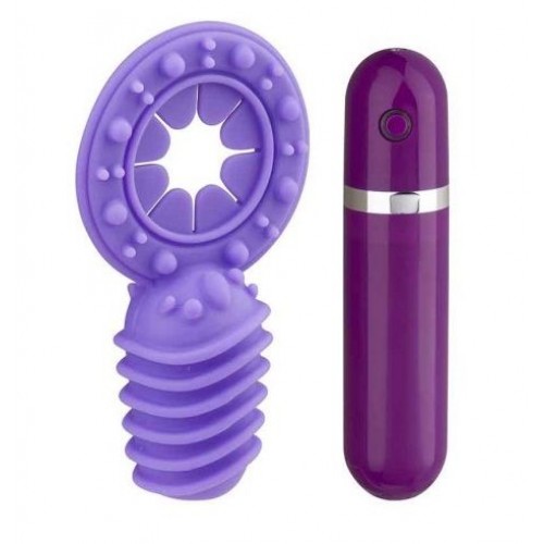 Купить Фиолетовое эрекционное виброкольцо с 10 режимами вибрации Dash код товара: FVSD017A00-002/Арт.284602. Секс-шоп в СПб - EROTICOASIS | Интим товары для взрослых 