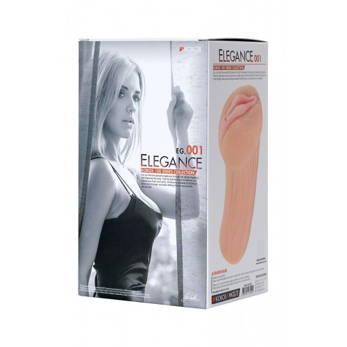 Фото товара: Реалистичный мастурбатор-вагина телесного цвета Elegance.001 с вибрацией, код товара: M01-03-001V/Арт.284604, номер 8