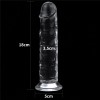 Фото товара: Прозрачный фаллоимитатор на присоске Flawless Clear Dildo - 18 см., код товара: LV310015/Арт.284820, номер 2