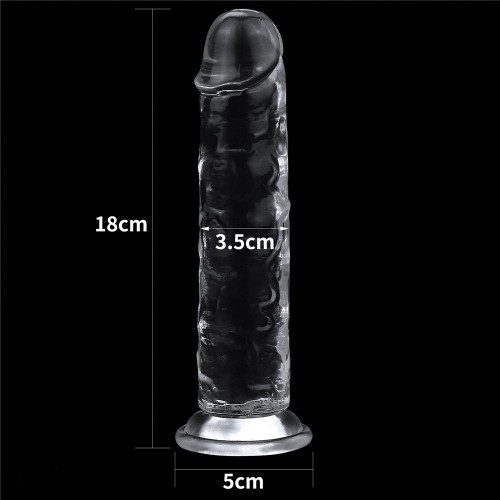 Фото товара: Прозрачный фаллоимитатор на присоске Flawless Clear Dildo - 18 см., код товара: LV310015/Арт.284820, номер 2