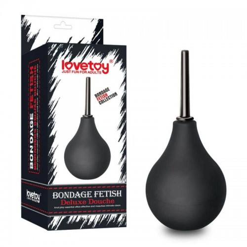 Фото товара: Черный интимный душ-спринцовка Bondage Fetish Deluxe Douche, код товара: LV1665 / Арт.284838, номер 1