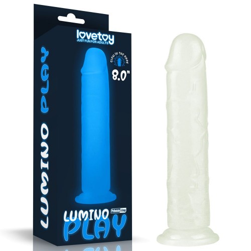 Купить Прозрачный, светящийся в темноте фаллоимитатор Lumino Play Dildo - 21 см. код товара: LV319021/Арт.284844. Секс-шоп в СПб - EROTICOASIS | Интим товары для взрослых 