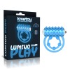 Купить Голубое, светящееся в темноте виброкольцо Lumino Play Vibrating Penis Ring код товара: LV343216 / Арт.284847. Секс-шоп в СПб - EROTICOASIS | Интим товары для взрослых 
