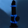 Фото товара: Набор из 4 голубых, светящихся в темноте эрекционных колец Lumino Play, код товара: LV343011/Арт.284859, номер 2