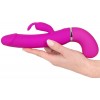 Фото товара: Лиловый вибратор-кролик с функцией сквирта Cumshot Rabbit Vibrator - 24 см., код товара: 05983800000/Арт.285646, номер 4