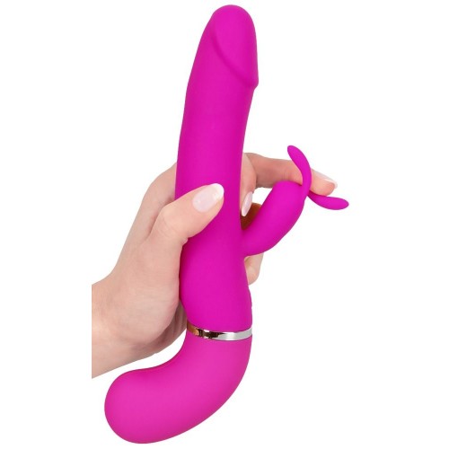 Фото товара: Лиловый вибратор-кролик с функцией сквирта Cumshot Rabbit Vibrator - 24 см., код товара: 05983800000/Арт.285646, номер 5