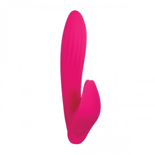 Фото товара: Розовый вибратор с клиторальным отростком Bliss Vibrator - 17,8 см., код товара: AE-BL-8751-2/Арт.286456, номер 1