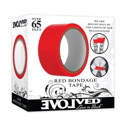 Фото товара: Красная лента для бондажа Red Bondage Tape - 20 м., код товара: EN-BD-8300-2/Арт.286462, номер 5
