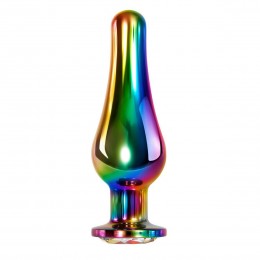 Радужная металлическая пробка Rainbow Metal Plug Large - 12,9 см.