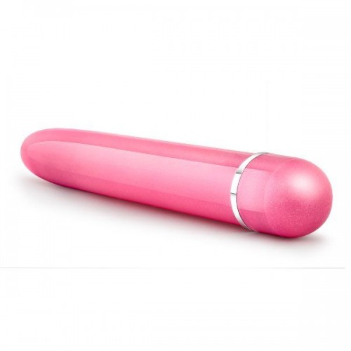 Фото товара: Розовый тонкий классический вибратор Slimline Vibe - 17,8 см., код товара: BL-23000 / Арт.286613, номер 2