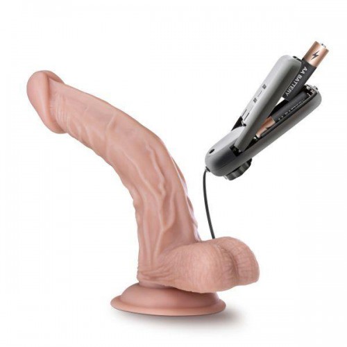 Фото товара: Телесный вибратор-реалистик Dr. Sean 8 Inch Vibrating Cock - 20,3 см., код товара: BL-13493/Арт.286631, номер 3