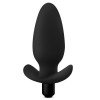 Фото товара: Черная анальная вибропробка Silicone Saddle Plug - 12,1 см., код товара: BL-10815/Арт.286656, номер 2