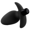 Фото товара: Черная анальная вибропробка Silicone Saddle Plug - 12,1 см., код товара: BL-10815/Арт.286656, номер 4