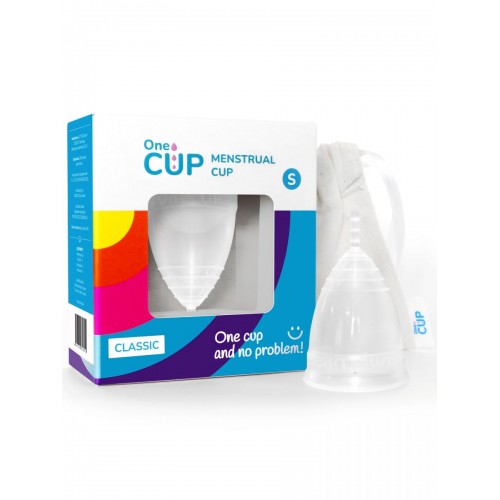 Фото товара: Прозрачная менструальная чаша OneCUP Classic - размер S, код товара: OC82-S / Арт.287356, номер 1