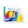 Фото товара: Желтая менструальная чаша OneCUP Classic - размер S, код товара: OC90-S / Арт.287364, номер 1