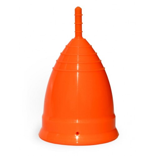 Купить Оранжевая менструальная чаша OneCUP Classic - размер S код товара: OC92-S / Арт.287366. Секс-шоп в СПб - EROTICOASIS | Интим товары для взрослых 